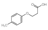 3-(对甲苯氧基)丙酸结构式