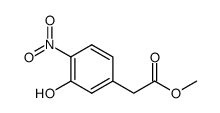 Methyl 2-(3-hydroxy-4-nitrophenyl)acetate Structure