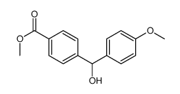 methyl 4-[hydroxy-(4-methoxyphenyl)methyl]benzoate Structure