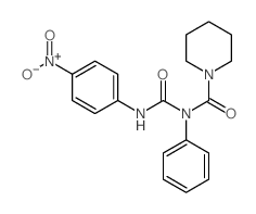 1-Piperidinecarboxamide,N-[[(4-nitrophenyl)amino]carbonyl]-N-phenyl- picture