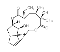 4H-1,13-Methano[1,7]dioxacyclotridecino[4,3-b]pyrrole-6,11-dione,10-ethylidene-2,7,8,9,10,13,14,14a-octahydro-7,14-dihydroxy-7,8-dimethyl-,(7R,8R,10E,13S,14R,14aR)- (9CI) structure