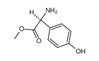 (S)-4-hydroxyphenylglycine methyl ester structure