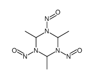 2,4,6-trimethyl-1,3,5-trinitroso-1,3,5-triazinane Structure