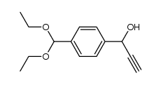 1-(4-(diethoxymethyl)phenyl)prop-2-yn-1-ol Structure