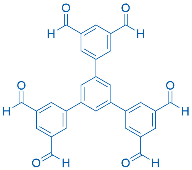 5'-(3,5-Diformylphenyl)-[1,1':3',1''-terphenyl]-3,3'',5,5''-tetracarbaldehyde Structure