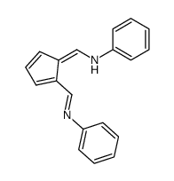N-{[5-[(phenylamino)methylene]-1,3-cyclopentadien-1-yl]methylene}benzeneamine Structure