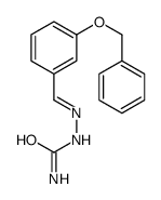 [(3-phenylmethoxyphenyl)methylideneamino]urea Structure