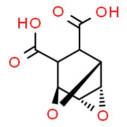 3,8-Dioxatricyclo[3.2.1.02,4]octane-6,7-dicarboxylicacid,(1R,2S,4R,5S)-rel-(9CI)结构式