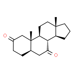 5α-Androstane-2,7-dione structure