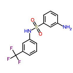 3-Amino-N-(3-trifluoromethyl-phenyl)-benzenesulfonamide结构式