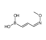 [(E,3E)-3-methoxyiminoprop-1-enyl]boronic acid结构式