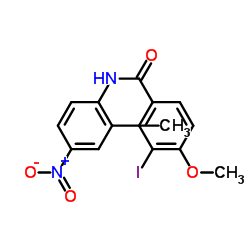 3-Iodo-4-methoxy-N-(2-methyl-4-nitrophenyl)benzamide结构式