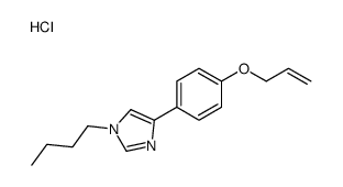 1-Butyl-4-(p-allyloxyphenyl)imidazole hydrochloride Structure