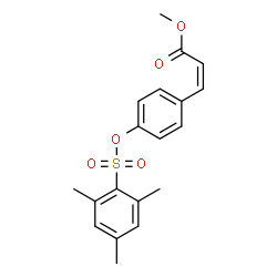 METHYL 3-(4-[(MESITYLSULFONYL)OXY]PHENYL)ACRYLATE结构式