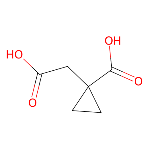 (1-Methoxycarbonylcyclopropyl)-essigsaeure structure