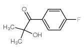 1-(4-fluorophenyl)-2-hydroxy-2-methylpropan-1-one Structure