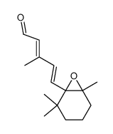 (2E,4E)-3-methyl-5-(2,2,6-trimethyl-7-oxobicyclo[4.1.0]hept-1-yl)penta-2,4-dienal Structure