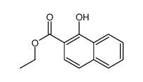 2-Naphthalenecarboxylic acid, 1-hydroxy-, ethyl ester Structure