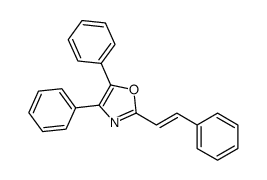 4,5-Diphenyl-2-styryloxazole picture