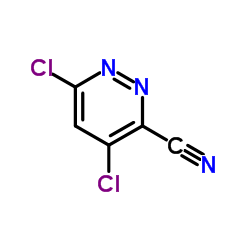 4,6-Dichloropyridazine-3-carbonitrile Structure