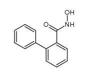 biphenyl-2-carbohydroxamic acid Structure