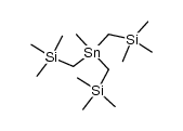 Methyl-tris[(trimethylsilyl)methyl]zinn结构式