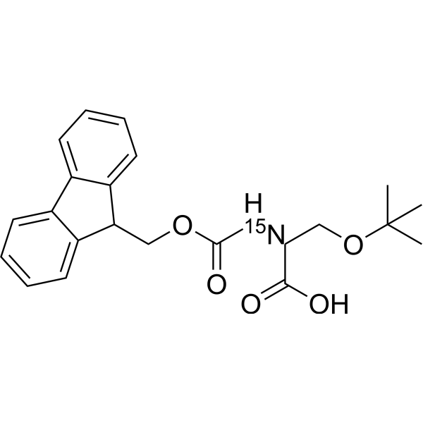 Fmoc-Ser(tBu)-OH-15N Structure