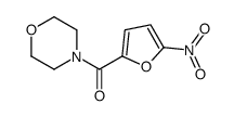 morpholin-4-yl-(5-nitrofuran-2-yl)methanone结构式