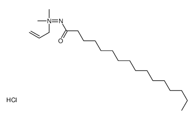 1-allyl-1,1-dimethyl-2-palmitoylhydrazinium chloride structure