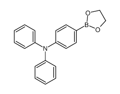4-(1,3,2-dioxaborolan-2-yl)-N,N-diphenylaniline结构式