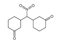 3-[nitro-(3-oxocyclohexyl)methyl]cyclohexan-1-one Structure