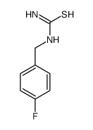 N-(4-氟苄基)硫脲结构式