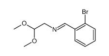 (2-bromobenzylidene)(2,2-dimethoxyethyl)amine Structure