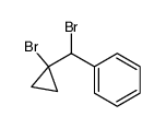 1-(1-bromo-1-phenylmethyl)cyclopropyl bromide结构式