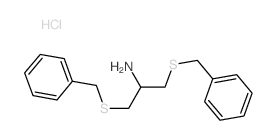 1,3-bis(benzylsulfanyl)propan-2-amine结构式