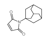 1H-Pyrrole-2,5-dione, 1-tricyclo[3.3.1.1(3,7)]dec-1-yl-结构式
