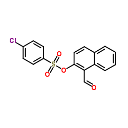 1-Formyl-2-naphthyl 4-chlorobenzenesulfonate结构式