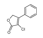 3-chloro-4-phenyl-2(5H)-furanone Structure