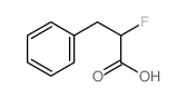 2-fluoro-3-phenyl-propanoic acid structure