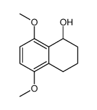 5,8-dimethoxy-1,2,3,4-tetrahydronaphthalen-1-ol结构式