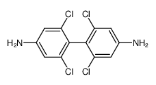2,6,2',6'-tetrachloro-benzidine Structure