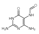 2,4-Diamino-5-(formylamino)-6-hydroxypyrimidine Structure