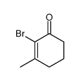 α-bromo-3-methylcyclohex-2-en-1-one结构式