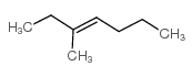 3-methyl-3-heptene Structure
