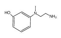 3-((2-aminoethyl)(methyl)amino)phenol结构式