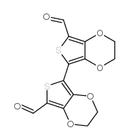 5,5'-BITHIENO[3,4-B]-1,4-DIOXIN]-7,7'-DICARBOXALDEHYDE, 2,2',3,3'-TETRAHYDRO-结构式