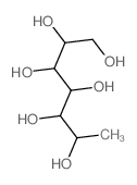 heptane-1,2,3,4,5,6-hexol structure