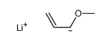 lithium,3-methoxyprop-1-ene Structure