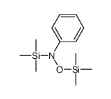 N-(Trimethylsilyl)-N-(trimethylsiloxy)benzenamine Structure