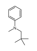 N-(2,2-dimethylpropyl)-N-methylaniline结构式